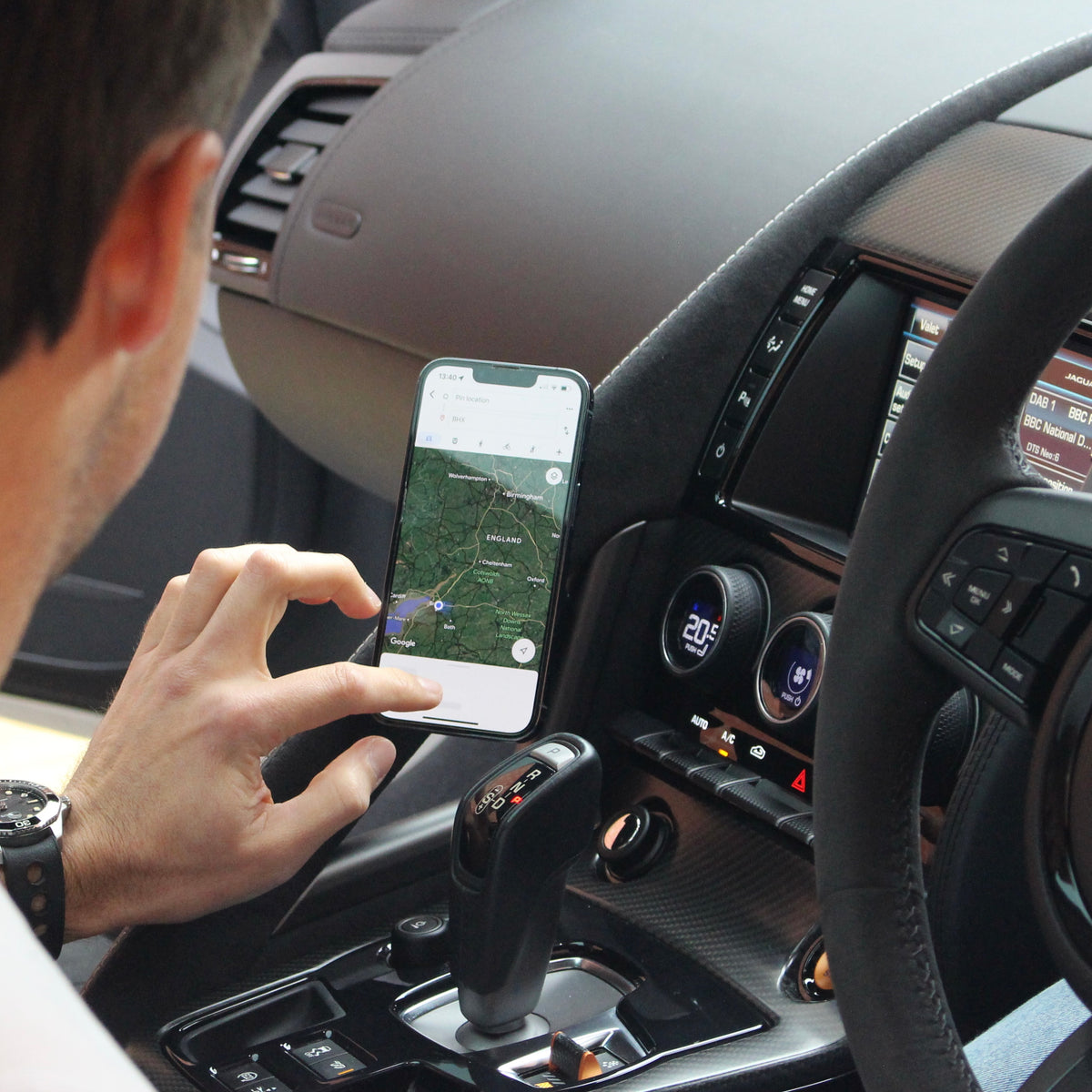 Car Phone Jaguar F Type Phone Mount Smartphone Holder Jaguar F